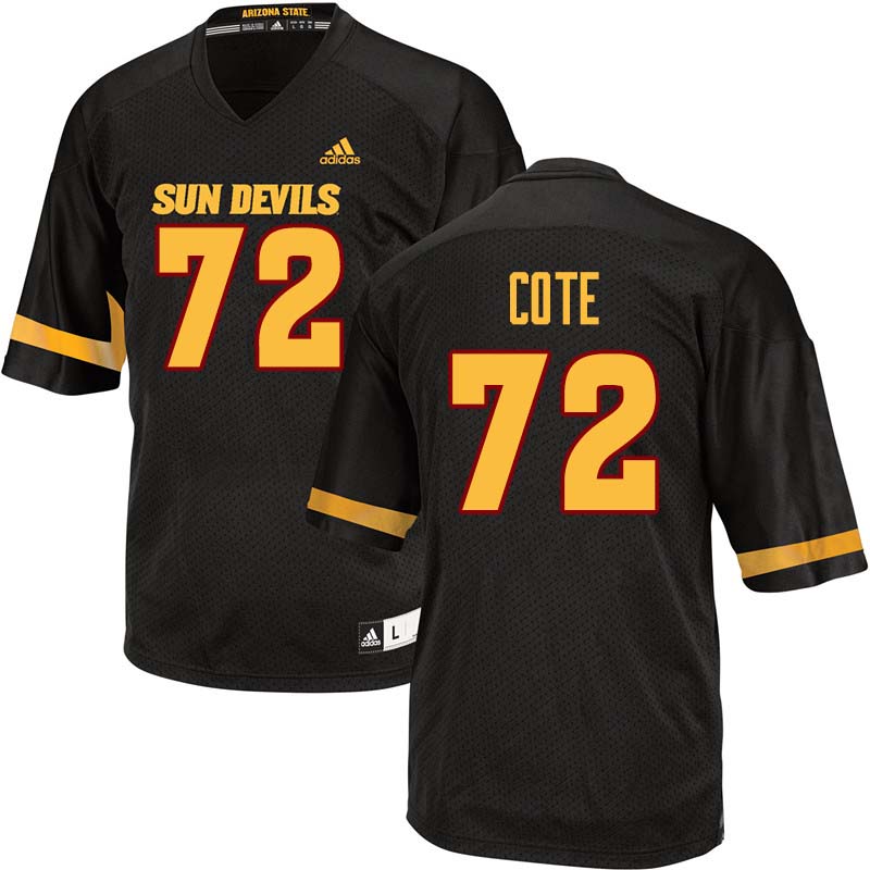Men #72 Cade Cote Arizona State Sun Devils College Football Jerseys Sale-Black - Click Image to Close
